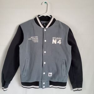 Stussy No 4 Worldwide Tour Bomber Varsity jacket